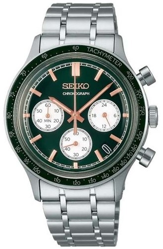 SEIKO SSB481P1 סדרה חדשה לגבר זכוכית מעוגלת במראה וינט'ג