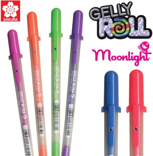סט 12 עטי ג'ל צבעוניים  GELLY ROLL (גווני נאון)