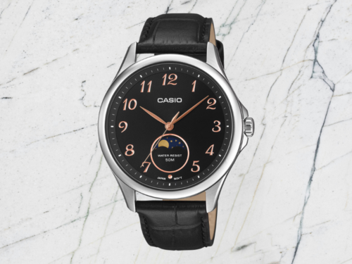 CASIO MTP-M110L-1A MOONPHASE ירח לגברים סדרה חדשה