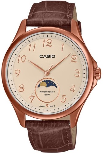 CASIO MTP-M110RL-5A MOONPHASE ירח לגברים סדרה חדשה