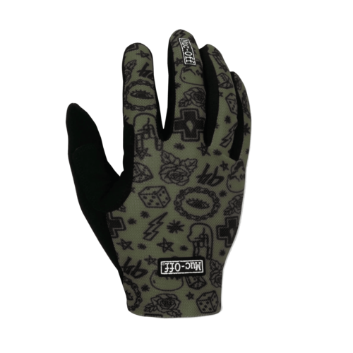כפפות קיץ לאופניים מאק אוף ירוק - MUC-OFF SUMMER LIGHTWEIGHT MESH GLOVES