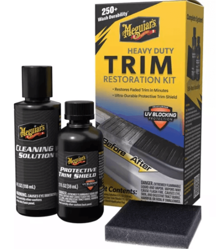 ‏ערכת שיקום פלסטיקה חיצונית | ‏Meguiar G250100’s Heavy Duty Trim Restoration Kit