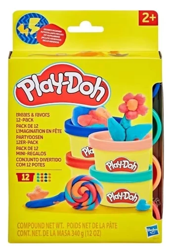 בצק פליידו 12 Treats And Party Favours פינוקים  | Play-Doh Hasbro