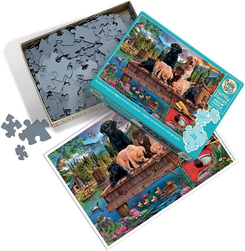 פאזל משפחתי 350 חלקים -  גורים וברווזים