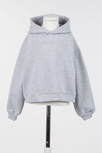Hoodie with logo embroidery