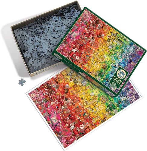 פאזל איכותי 1000 חלקים - קשת צבעונית