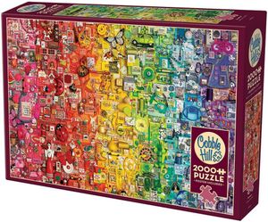 פאזל איכותי 2000 חלקים - קשת צבעונית