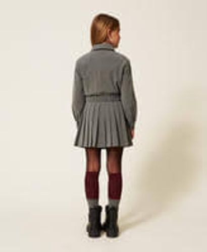 Cropped flannel jacket