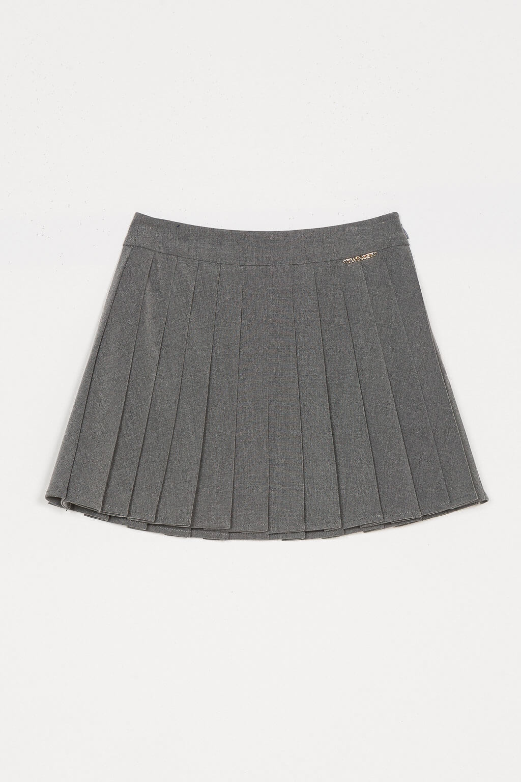 Short flannel skirt