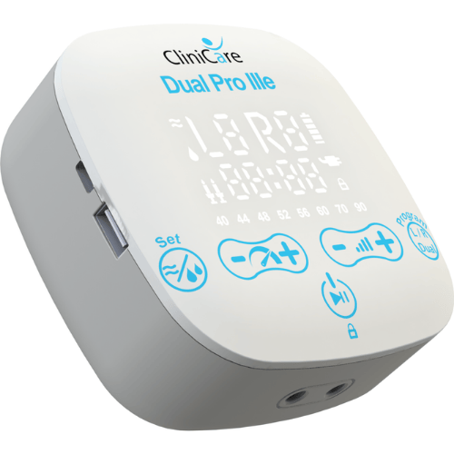 משאבת חלב אלחוטית מאושרת לשימוש בשבת CliniCare Dual Pro IIIeברפאלי - refali.co.il