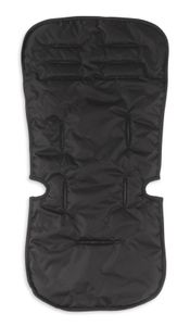 ריפודית לעגלת תינוק או טיולון 100% כותנה עם זוג חבקים - שחור