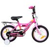 אופניים לילדים ביג בייק 14 אינץ' עם גלגלי עזר לגילאי 3-4 - פוקסיה