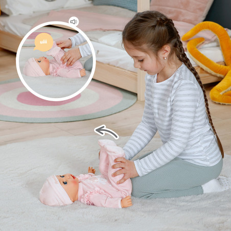 בובת תינוקת אינטראקטיבית בייבי אנאבל 43 ס