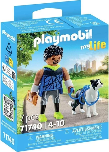 משחק פליימוביל איש ספורטיבי עם בורדר קולי ואביזרים לגילאי 4+