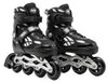 רולר בליידס במידה 35-38 עם גלגלי PU ובטנה מרופדת מנדפת זיעה - שחור