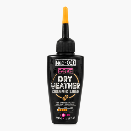 שמן שרשרת יבש לאופניים חשמליים - MUC-OFF EBIKE DRY CHAIN LUBE 50ML