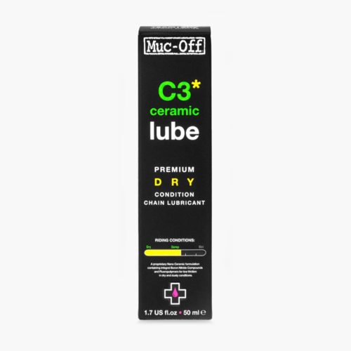 שמן שרשרת קרמי יבש לאופניים מאק אוף - MUC-OFF C3 DRY CERAMIC LUBE 120ML