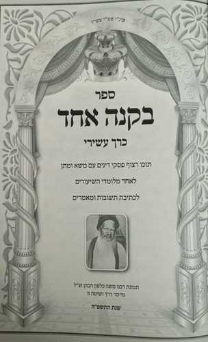 בקנה אחד חלק י' - חמדת משה