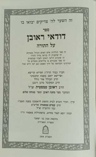 מחנה ראובן - דודאי ראובן - מנוחת שלום ג