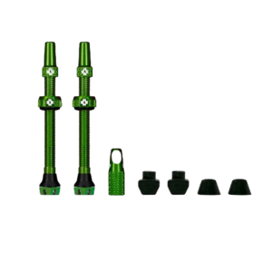 זוג ונטילים לטיובלס מאק אוף ירוק - MUC-OFF TUBLESS VALVES V2 60MM