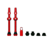 זוג ונטילים לטיובלס מאק אוף אדום - MUC-OFF TUBLESS VALVES V2 60MM