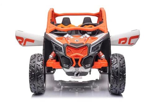 באגי ממונע 24V מאבריק קאן אם Mavic CAM AM עם גלגלי גומי EAV, אורות, שלט ובולמי זעזועים - שחור/צהוב