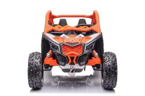 באגי ממונע 24V מאבריק קאן אם Mavic CAM AM עם גלגלי גומי EAV, אורות, שלט ובולמי זעזועים - שחור/צהוב