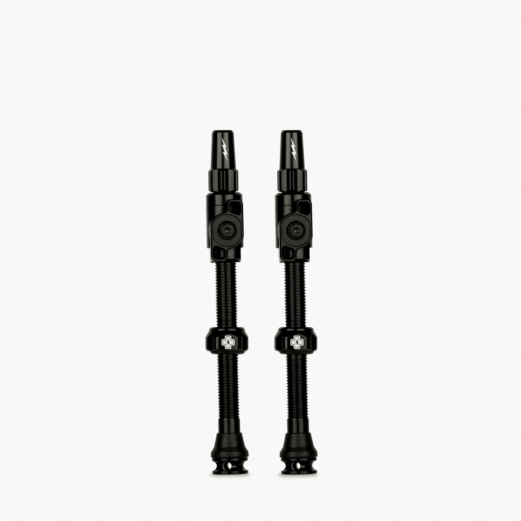 זוג ונטילים לטיובלס מאק אוף שחור - MUC-OFF BIG BORE LITE TUBLESS VALVES 60MM