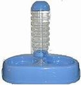 קערה כפולה עם בקבוק מתברג