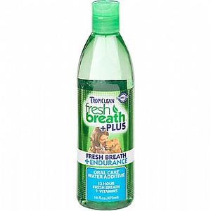 מי פה טרופיקלין מולטי ויטמין 473 מ"ל - tropiclean fresh breath + digestive support