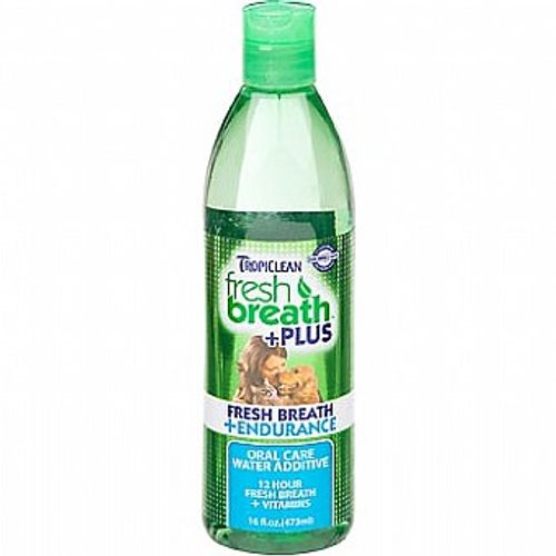 מי פה טרופיקלין מולטי ויטמין 473 מ"ל - tropiclean fresh breath + digestive support