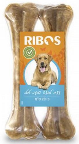 מארז זוג עצם לחוצה טבעית לכלבים 20 ס