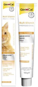 גימקט משחת מולטי ויטמין לחתולים 100 גרם - Gimcat Multi-Vitamin Paste Professional