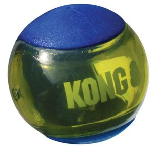 משחק לכלב שלישיית כדורי קונג אקשן בינוניים - Kong Squeezz Action Ball