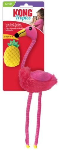 קונג טרופיקס פלמינגו ואננס משחק לחתול - Kong Tropica Cat Toy