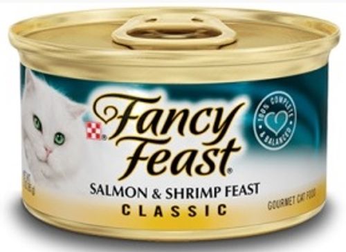 פנסי פיסט מעדן פטה סלמון ושרימפס 85 גרם - Fancy Feast