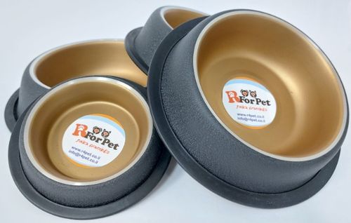 צלחת נירוסטה פחם זהב 16 ס