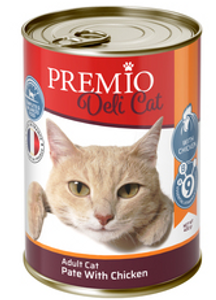 פרמיו דלי קט לחתול בוגר פטה עוף 400 גרם - Premio