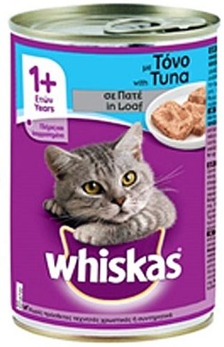 שימורי ויסקס טונה לחתול 400 גרם - Whiskas Tuna in Sauce