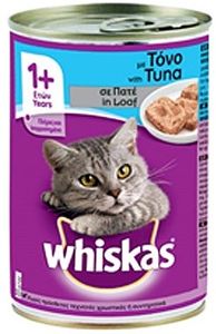 שימורי ויסקס טונה לחתול 400 גרם - Whiskas Tuna in Sauce