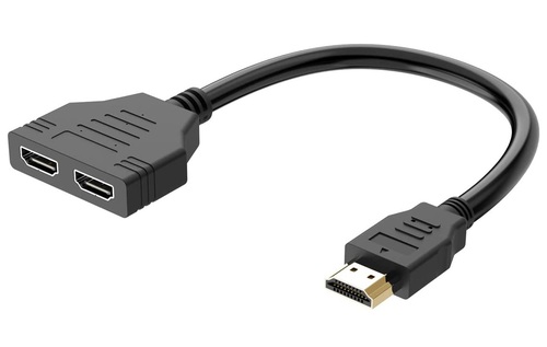 כבל מפצל HDMI ל-2 באורך 20 ס