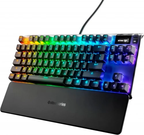 מקלדת גיימינג מכאנית קטנה SteelSeries Apex 7 TKL Red Switch