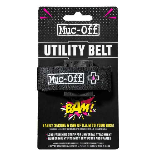 רצועת קשירה להידוק מיכל ניפוח מאק אוף - MUC-OFF B.A.M UTILITY BELT