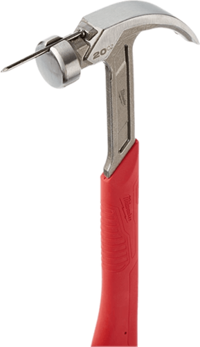 פטיש טפסנים מעוקל 20OZ יציקה אחת עם מגנט – דגם 48-22-9080 מבית MILWAUKEE
