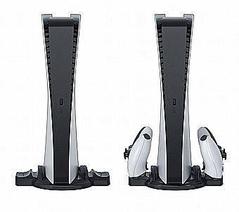מעמד לקונסולה Sony PS5 משולב טעינה כפולה לשלטים - חברת Mimd
