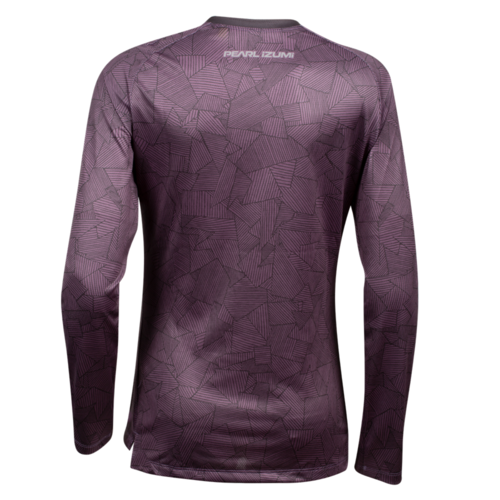 חולצת רכיבה ארוכה לנשים סגול - PEARL IZUMI SUMMIT LS TOP