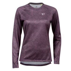 חולצת רכיבה ארוכה לנשים סגול - PEARL IZUMI SUMMIT LS TOP