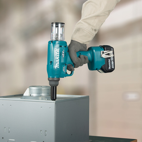 שימוש באקדח ניטים 18V נטען גוף DRV250Z MAKITA