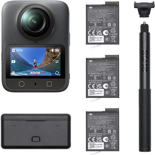 מצלמת אקסטרים DJI Osmo 360 Action Camera Adventure Combo