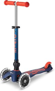 קורקינט מיני מיקרו דלוקס לד מתקפל Mini Deluxe Led Foldable כחול כהה